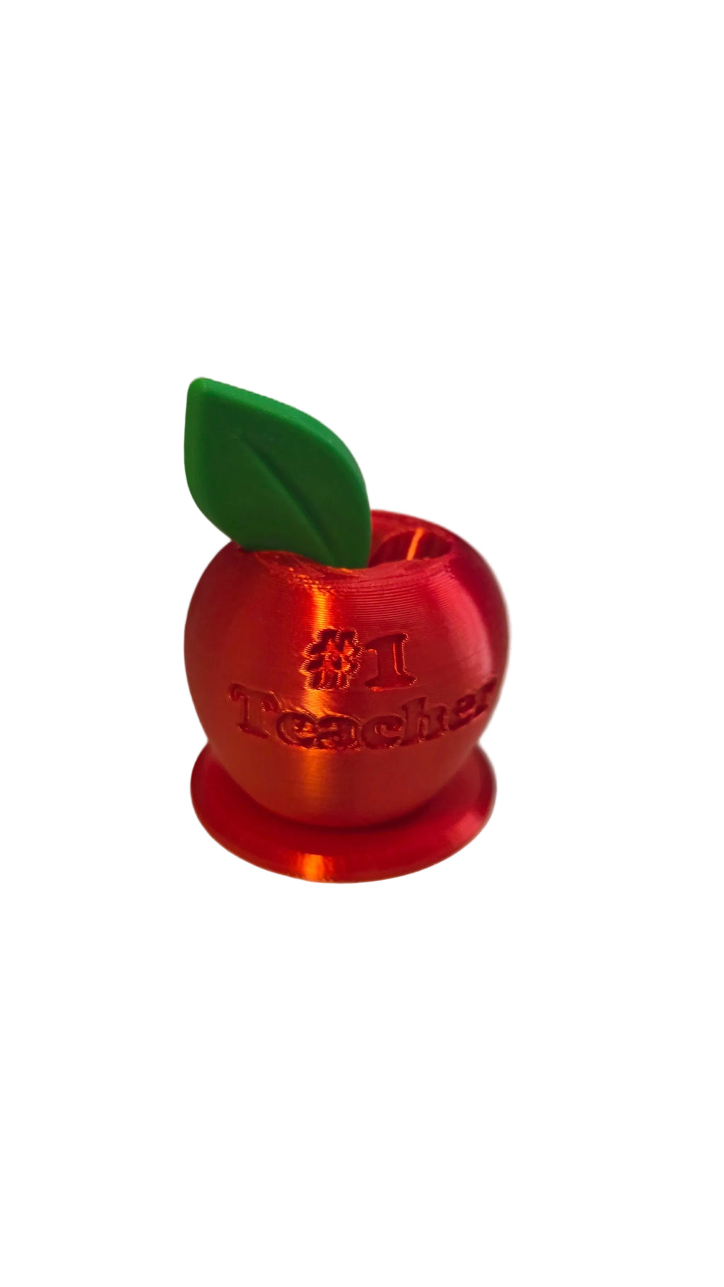 Best #1 Teacher Gift Apple Pencil Holder
