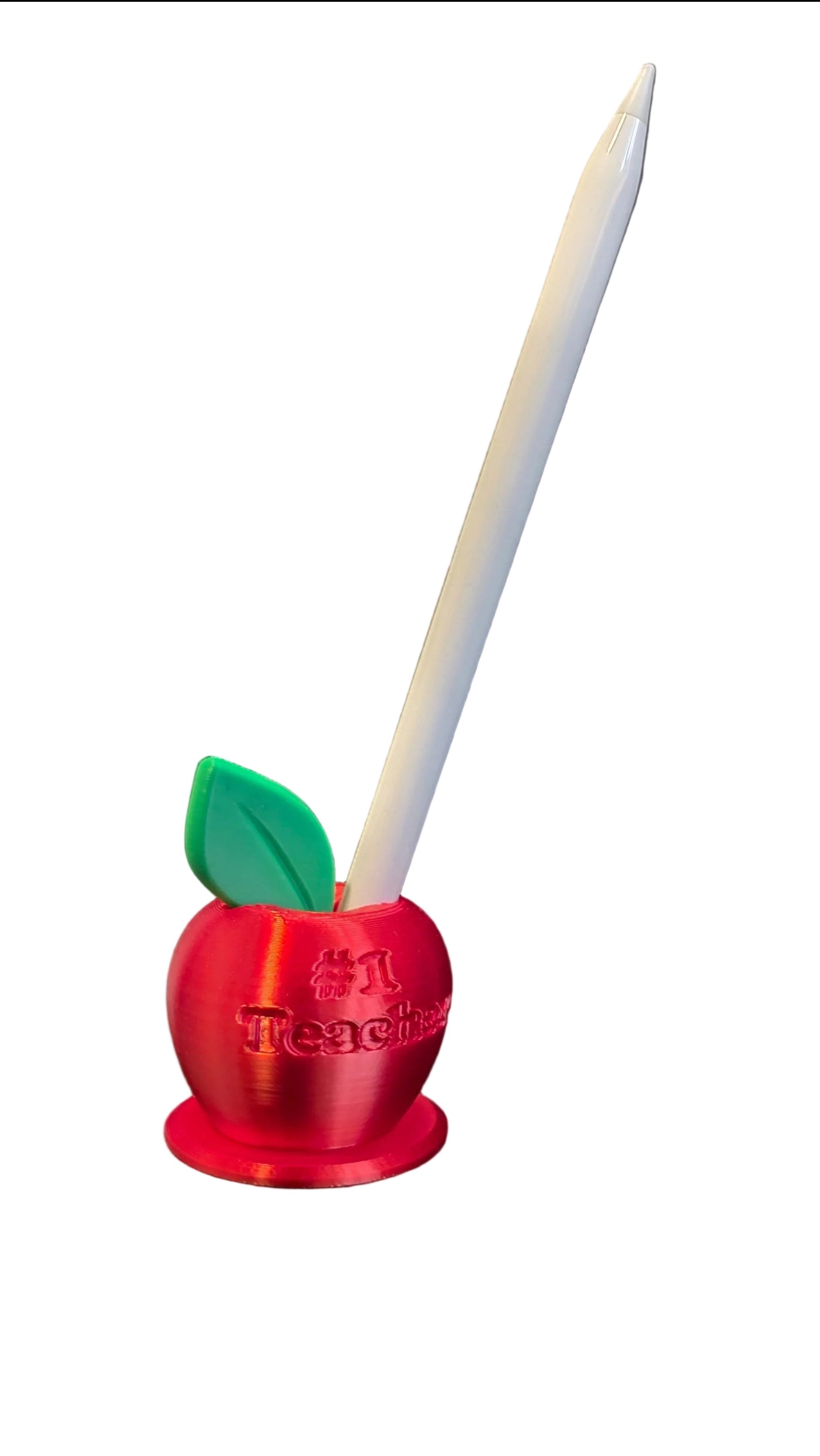 Best #1 Teacher Gift Apple Pencil Holder