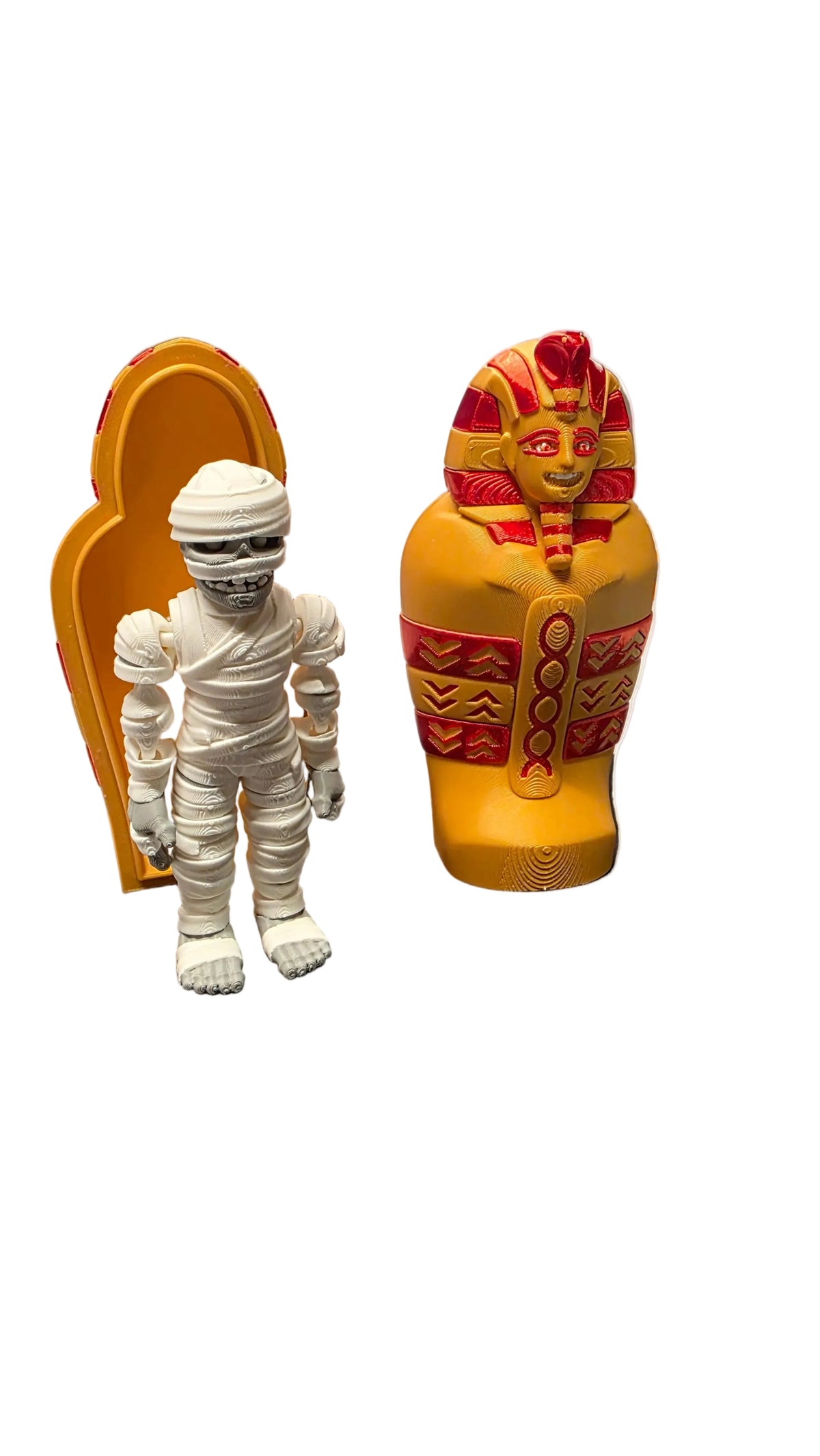 Articulated Mummy and Sarcophagus