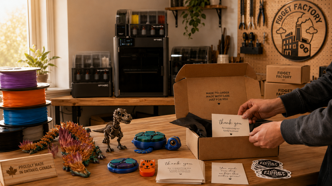 3D printing and packing process