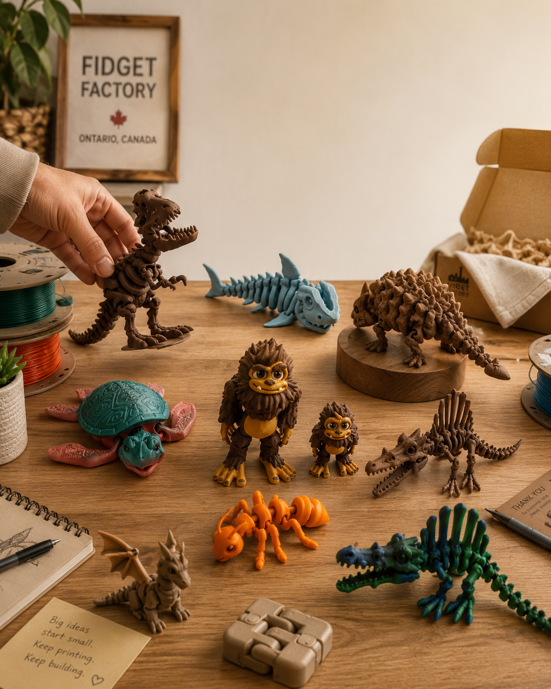 Fidget Factory workshop and products