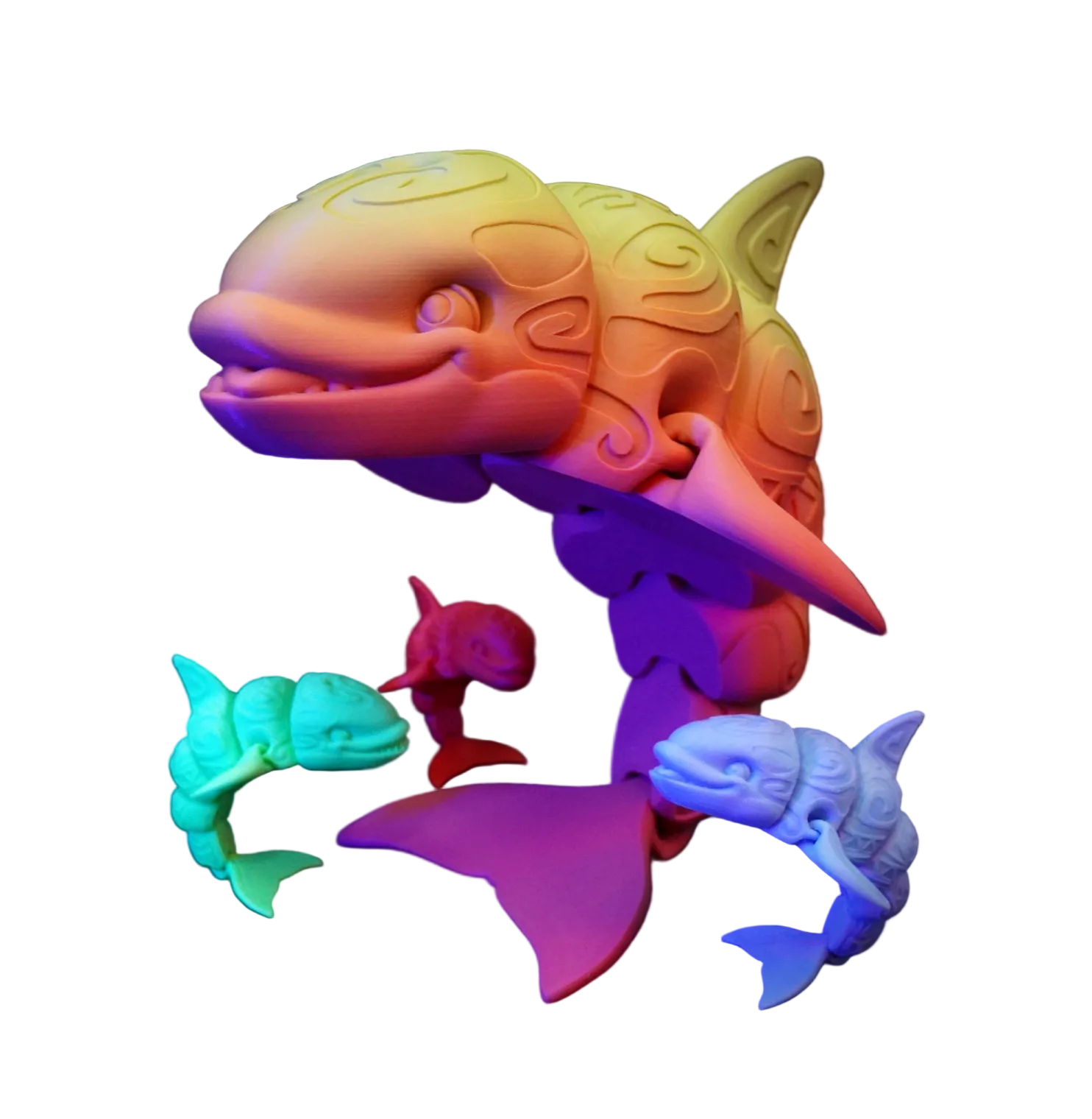 Articulated Tattooed Orca